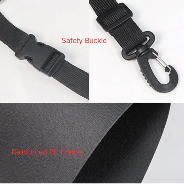 jfp-tr-00050-g06.webp 600D Oxford Fabric Foldable Pet Car Seat Bed Mesh Ventilation Dog Car Seat view 7