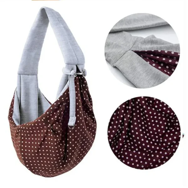 jfp-tr-00051-g02.webp Outdoor Travel Portable Dog Slings Bag Reversible Pet Carrier Bag view 3