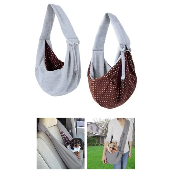 jfp-tr-00051-g06.webp Outdoor Travel Portable Dog Slings Bag Reversible Pet Carrier Bag view 7