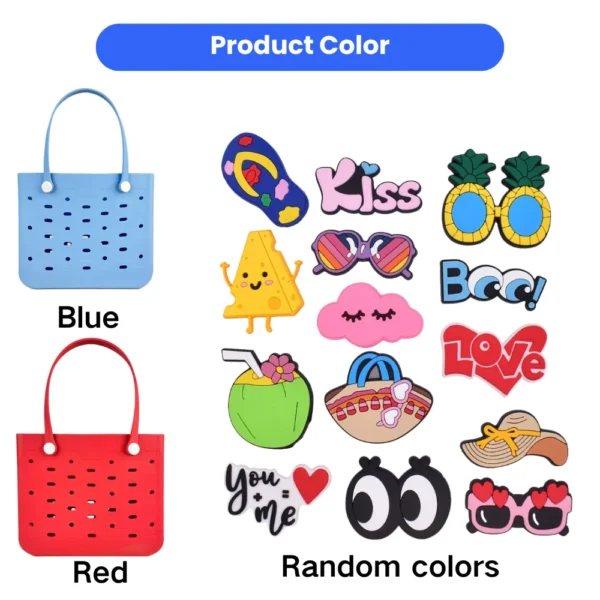 jfp-tr-00052-g01.webp DIY EVA Pet Tote Bag Set for Cats and Small Dogs 6 Bags & 50 Charms per Carton view 2