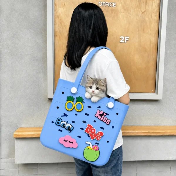 jfp-tr-00052-g05.webp DIY EVA Pet Tote Bag Set for Cats and Small Dogs 6 Bags & 50 Charms per Carton view 6