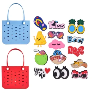 DIY EVA Pet Tote Bag Set for Cats and Small Dogs, 6 Bags & 50 Charms per Carton | Wholesale Pet Carriers & Backpacks