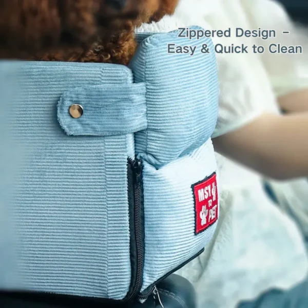 jfp-tr-00053-g01.webp Portable Pet Car Seat Cushion with Detachable Mat for Home and Travel view 2