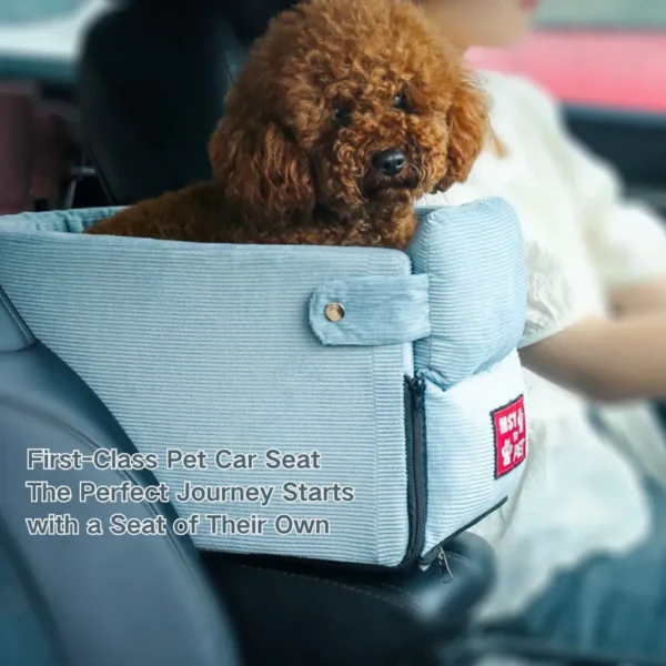 jfp-tr-00053-g03.webp Portable Pet Car Seat Cushion with Detachable Mat for Home and Travel view 4