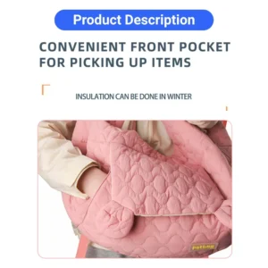 jfp-tr-00057-g05.webp Lightweight Warm Nylon Shoulder Pet Backpack for Small Cats Dogs view 6