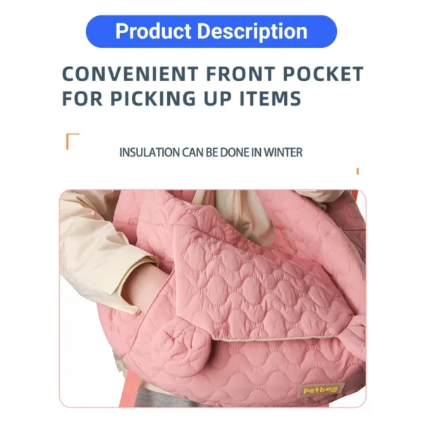 jfp-tr-00057-g05.webp Lightweight Warm Nylon Shoulder Pet Backpack for Small Cats Dogs view 6