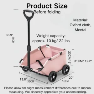 jfp-tr-00058-g05.webp Foldable Portable 4 Wheels Pet Stroller with Telescoping Handle view 6