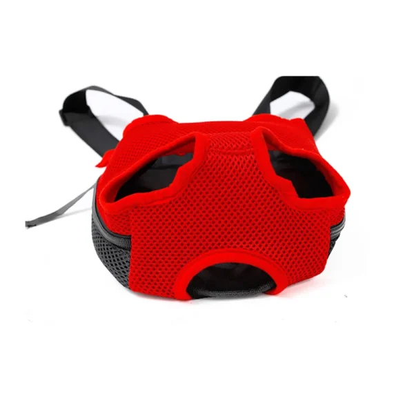jfp-tr-00059-g02.webp Red Front Chest Carriers Breathable Lightweight Dog Cat Travel Carrier Bag view 3
