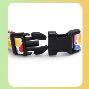 seawm0213993-02.webp Easter Themed Love Heart Egg Pattern Adjustable Pet Collar – product view 2