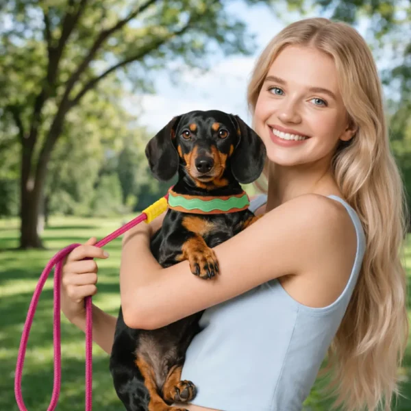 ssuwm0218449-05.webp Adorable Summer 5 Color Option Pet Harness and Leash Set – product view 5