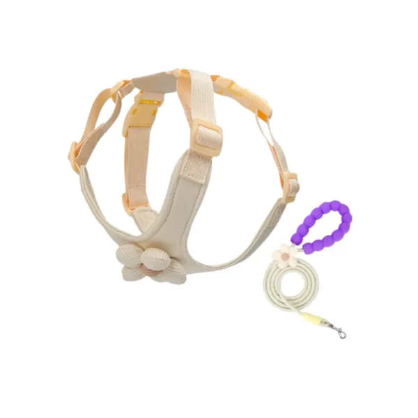 ssuwm0224952-07.webp Cute Summer Dopamine Dog Harness and Leash Set – product view 7