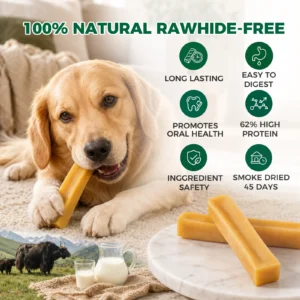 4 Pack 2 Bags per Case Himalayan Yak Milk Dog Chews Rawhide Free Long Lasting – product view 2