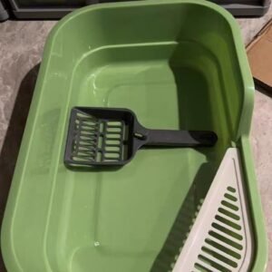 Semi-Enclosed Cat Litter Cat Box (35.5×13 cm)
