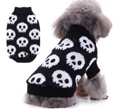 jersey Negro Skull para perros