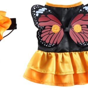 Butterfly Fairy Dog Dress Set