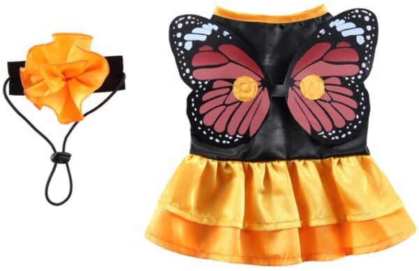 ropa para perros Butterfly Fairy Set Detachable