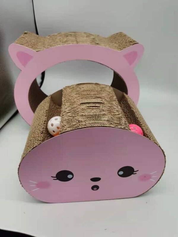 Cat Head Shaped Cat Scratcher 30×21 cm