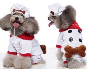 Chef Dog Costume Set (Hat +