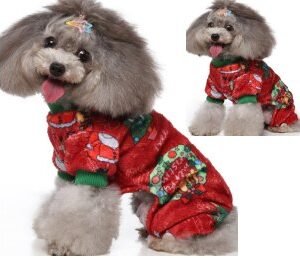 Christmas Circle Four-Leg Dog Clothing