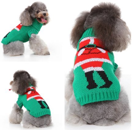 Christmas Dress Dog Sweater
