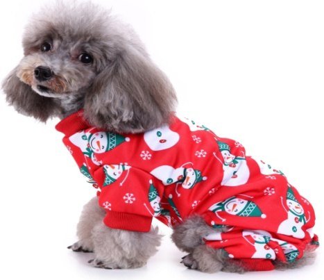 Christmas Snowman Four-Leg Dog Suit