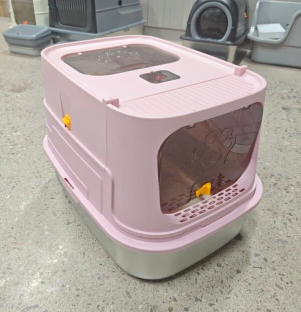 Stainless Steel Cat Litter Cat Box 40×43 cm