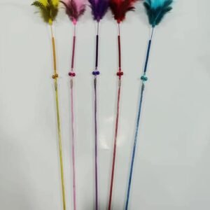 Colorful Spring Feather Cat Toy