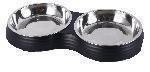 Concave Wave Double Cat Dish 27.7×3.1 cm