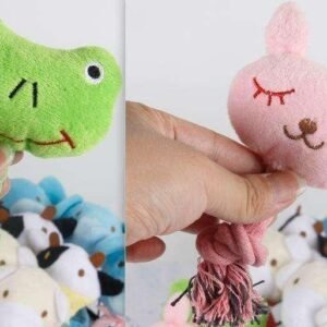 juguete de peluche pato Monkey Frog para perros