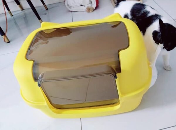Cross-Sky Fully Enclosed Cat Litter Box
