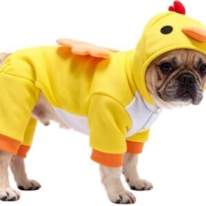 Cute Yellow Chick Dog Costume MQ