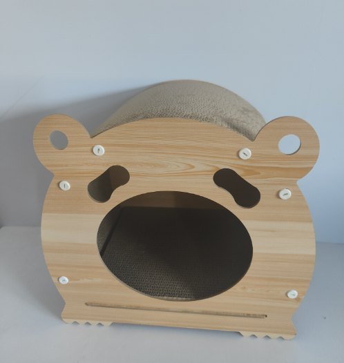 Density Board Cute Panda Cat Scratcher