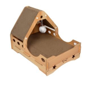 Density Board Princess Bed Cat Scratcher