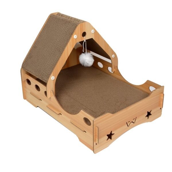 Density Board Princess Bed Cat Scratcher