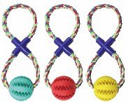 Dental Baseball with 8-shaped Cotton Rope ER121