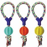 Dental Baseball with Y-shaped Cotton Rope ER123