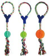 Dental Baseball with Y-shaped Cotton Rope ET124
