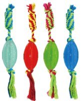 Dental Rugby Ball with Cotton Rope ET017S