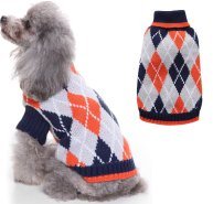 Diamond Plaid Dog Sweater MQ