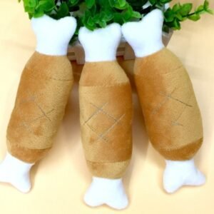 Double-Ended Pet Bone Chicken Leg 19×6 cm