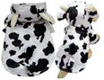 Double Layer Fleece Dog Coat With Colorful Stripes