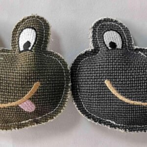 hueso Double-Sided Large para perros Fabric Toy