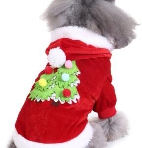 ropa para perros Embroidered Christmas Tree