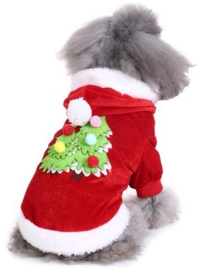 Embroidered Christmas Tree Dress