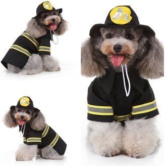 Firefighter Dog Costume MQ