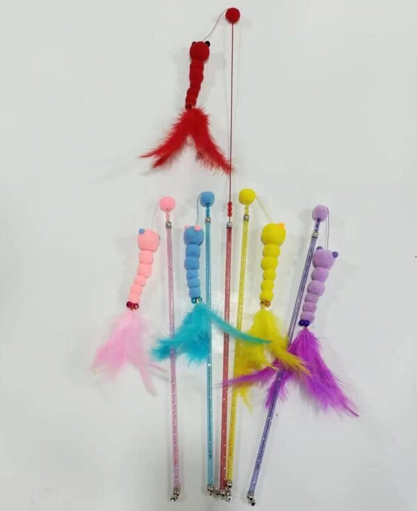 Cabeza de repuesto de pez con franjas coloridas