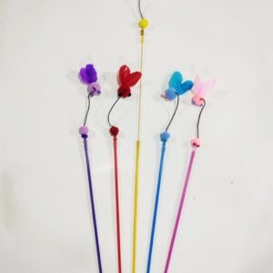 Foam Handle Wand With Feather Cat Options