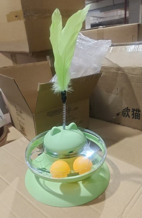 Food Dispensing Rocking Pet Cat Toy 21×17 cm