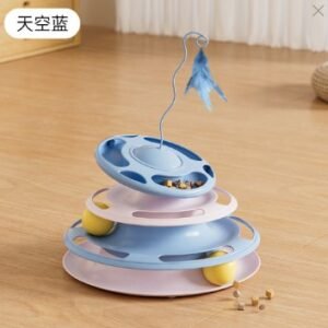 Frisbee Amusement Plate Pet Cat Toy 24×30 cm