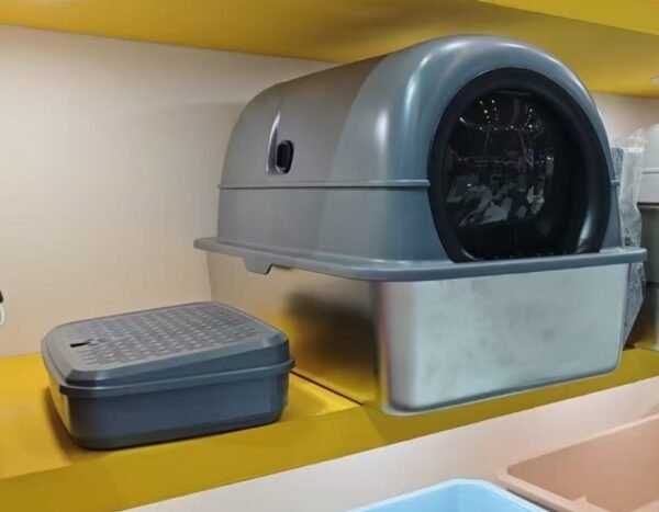 Stainless Steel Cat Litter Cat Box 61×41 cm